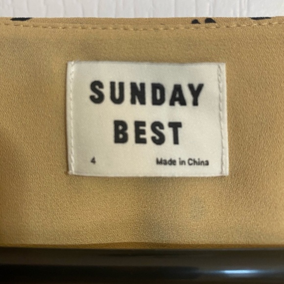 Aritzia Sunday Best Leopard Wrap Mini Flowy Lightweight V Neck Dress Size 4 - Picture 11 of 12